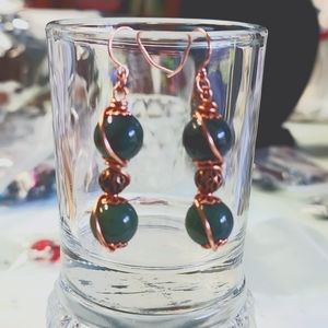 Copper Dangle Earrings!
